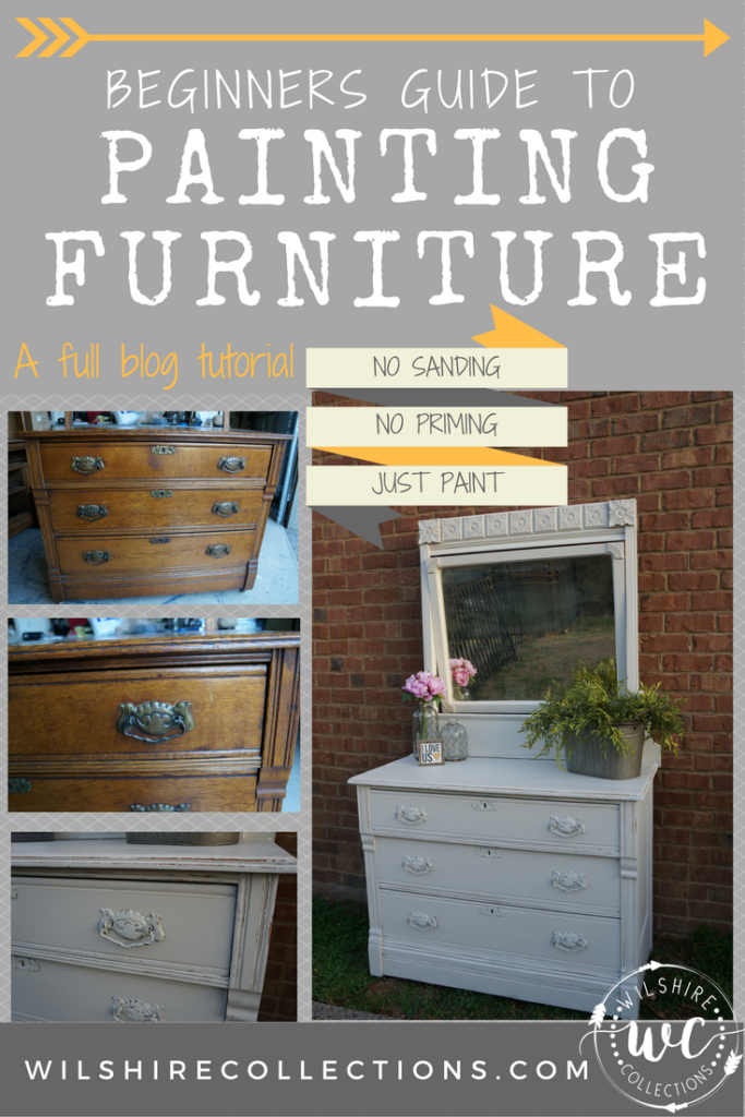 Tutorial on how to paint furniture. A beginners guide with step by step ...