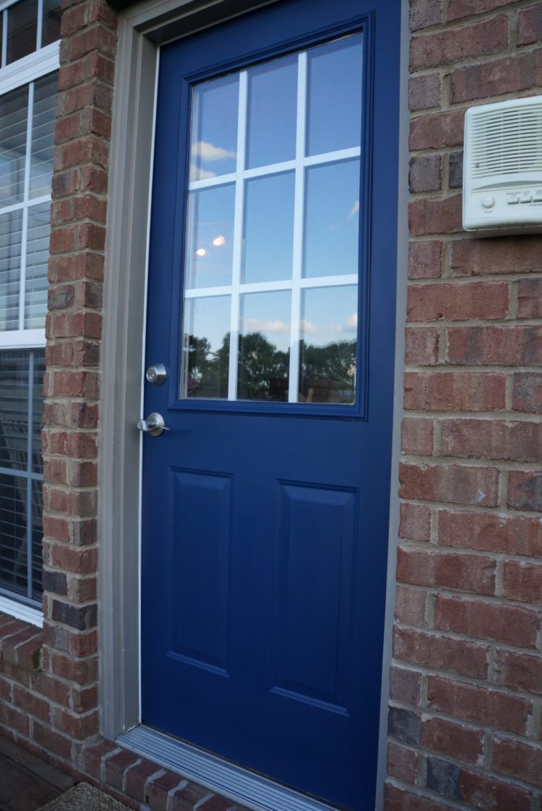 How I transformed my back door with a little paint in just a few hours