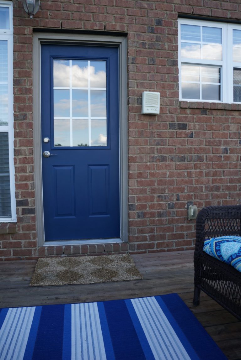 How I transformed my back door with a little paint in just a few hours