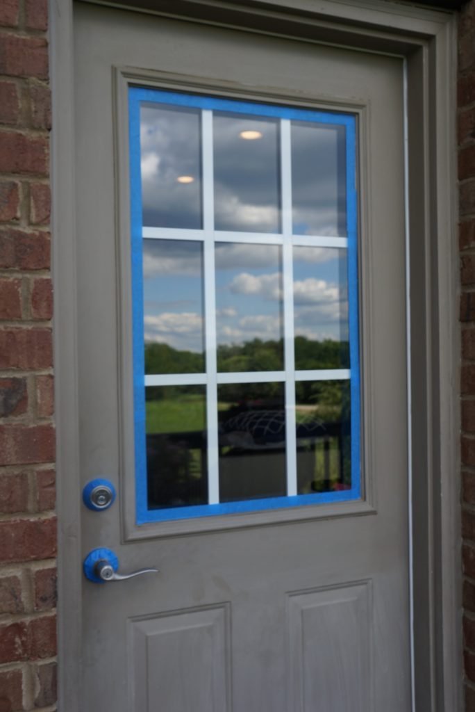 How I transformed my back door with a little paint in just a few hours