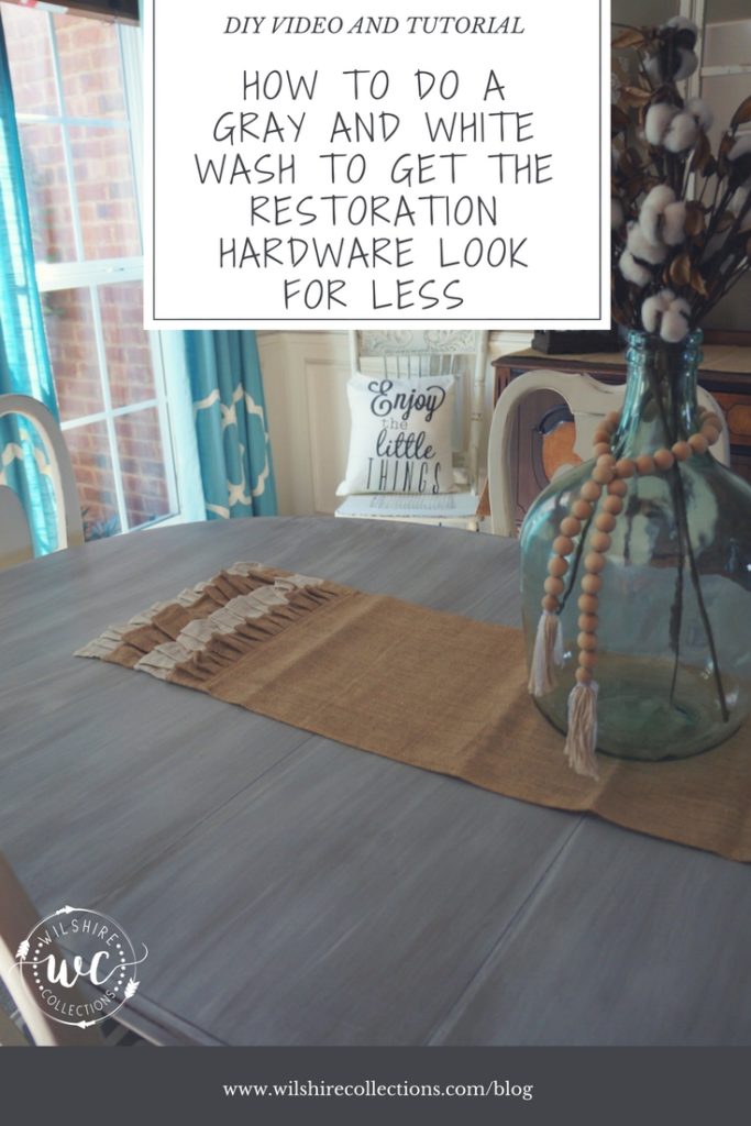 How to do a gray and white wash to get the Restoration Hardware look ...