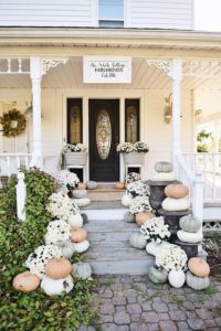 Fall front porch