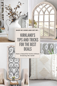 kirklands shop my home and get all the tricks and tips for saving money and making your house beautiful!