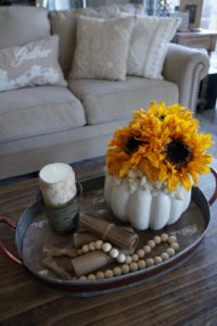 Sunflower Pumpkin DIY prjoect