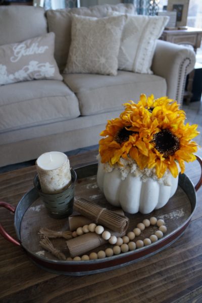 Sunflower Pumpkin DIY prjoect