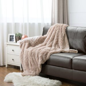 pillows and throws gift guide faux fur throw