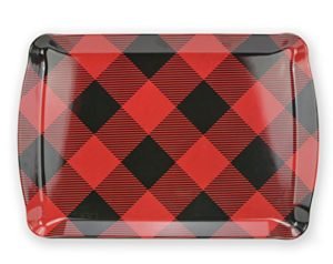 buffalo check red and black tray holiday gift guide