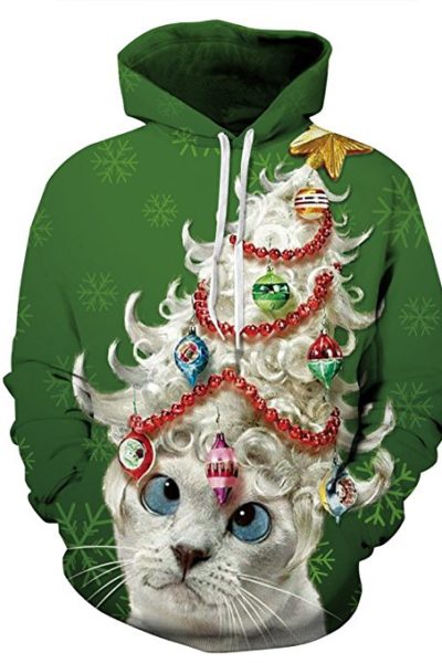 ugly christmas sweater cat