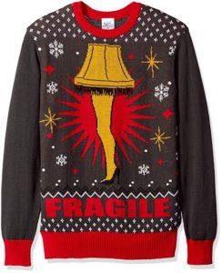 ugly christmas sweater leg lamp