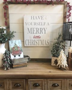 christmas entry way