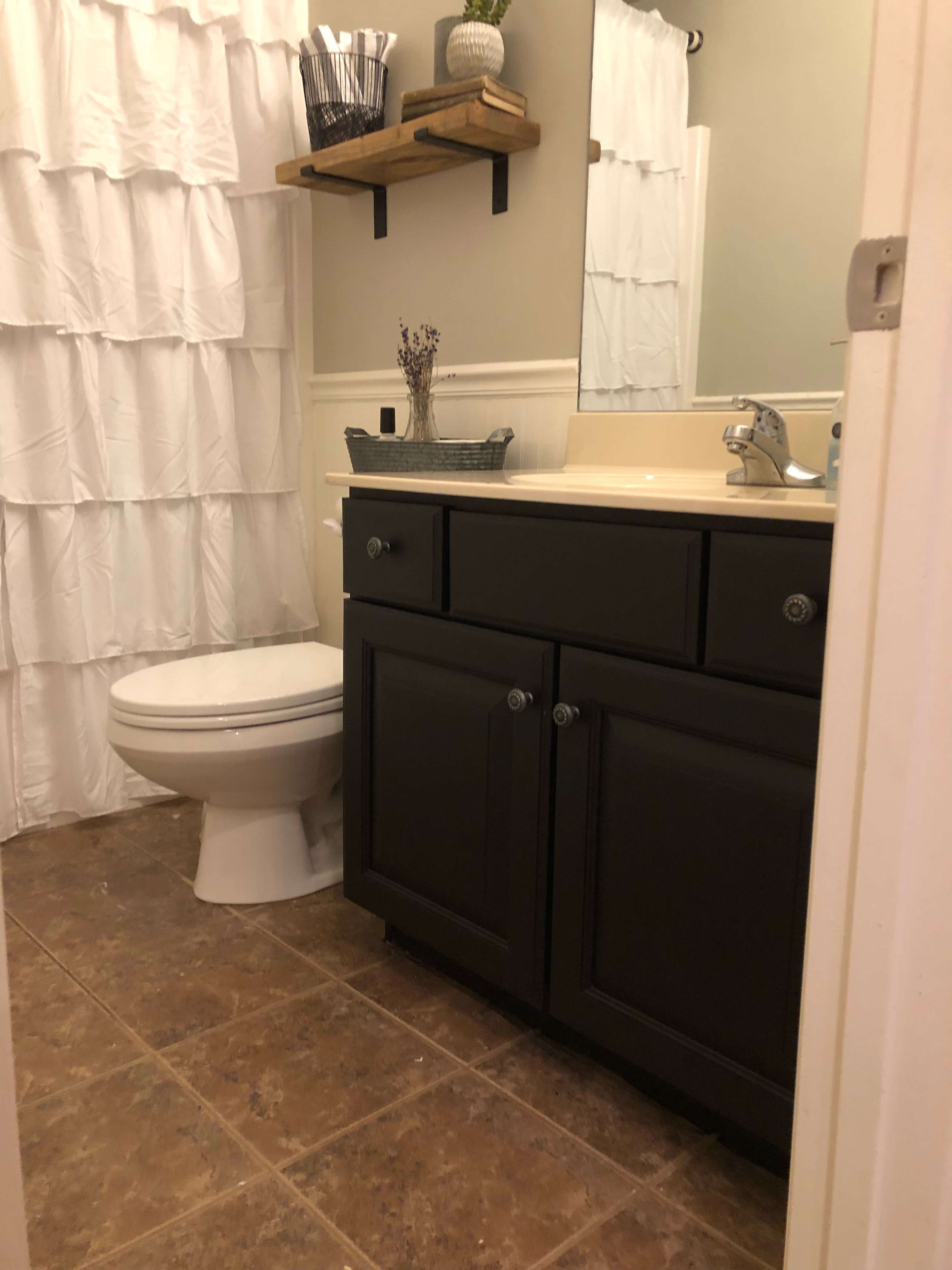 Black, Color, Bathroom Vanity Cabinets