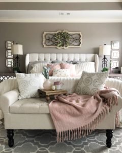 How to add blush into your decor to get that look you are wanting!