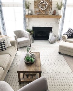 fireplace foal point in living room