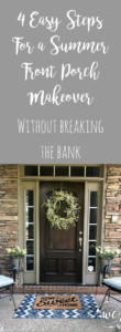 4 easy steps for a summer front porch makeover