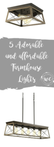 5 adorable and affordable farmhouse lights
