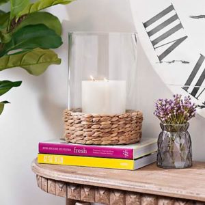 Favorite Home Decor Finds- glass hurricane