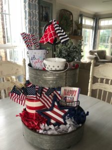 Target Dollar Spot 4th of july tiered tray, decor that doesn't cost a fortune!