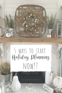 5 ways to start holiday planning now! Fall will be here before you know it, and the time is now to get ideas and be inspired. Find out how to do just that with these 5 easy tips!