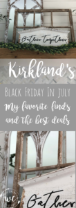 Kirkland's Black Friday in July Sale- the best deals and my finds for my fireplace mantle!