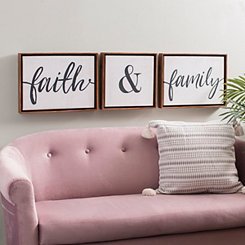Kirkland's July sale faith and family wood signs