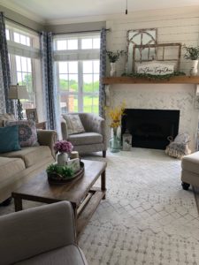 Mantle Decor for any season, How i created a layered look on my shiplap fireplace to create a farmhouse look!