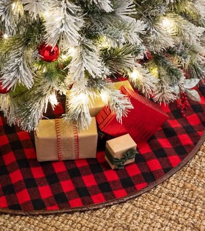 Walmart Christmas Finds Buffalo Check Tree Skirt