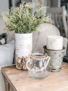 DIY Faux birchwood vase for under $2, super cute for winter decor