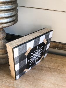 Reversible Winter and Valentine's craft that has a snowflake on one side and love on the other! So easy and cute!