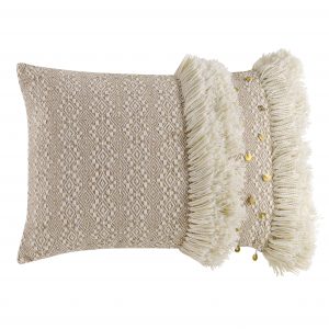 Cute everyday throw pillows for your home- ivory boho