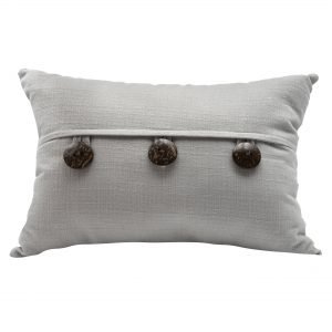 Cute everyday throw pillows for your home- oblong with buttons