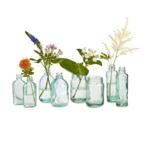 The best farmhouse vases for your florals- assorted blue vases