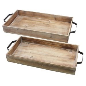 10 fabulous farmhouse trays you will love, wood set of 2