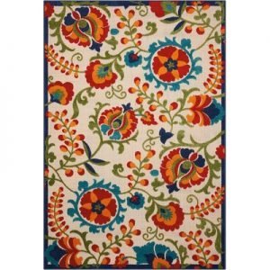 The perfect outdoor rugs- bright colors