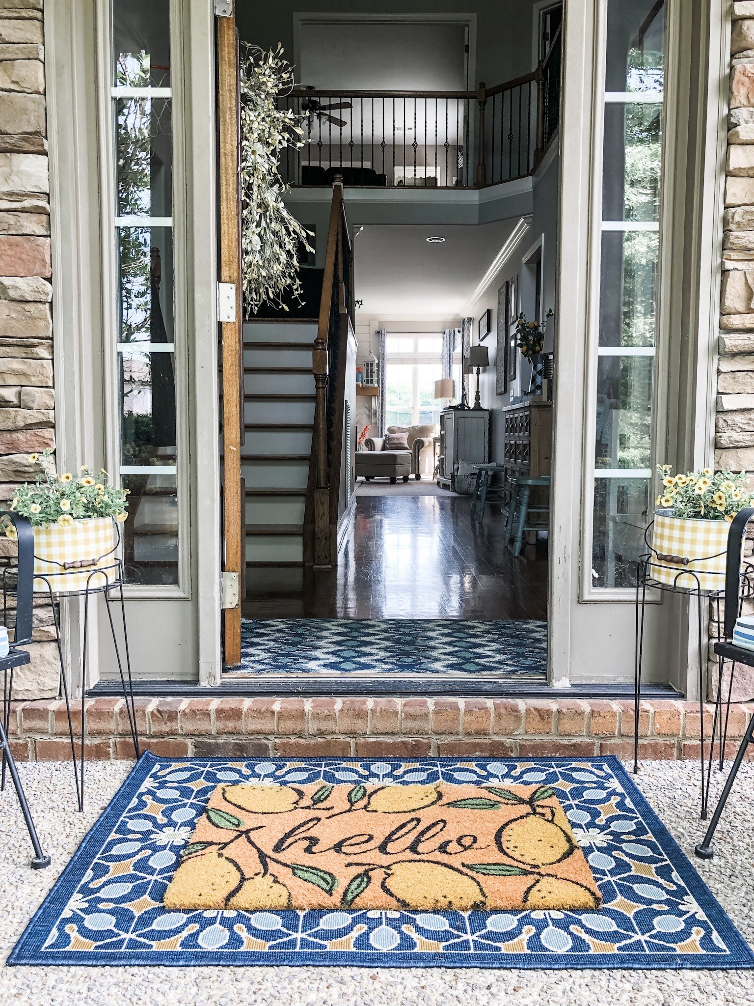 4 easy steps for a quick front porch Summer makeover! - Wilshire Collections