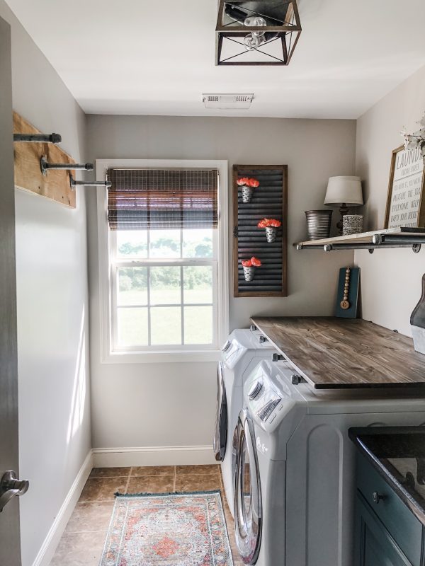 DIY painted cabinets in the laundry room! - Wilshire Collections