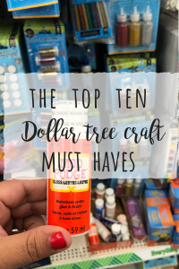 Top 10 dollar tree craft must haves!