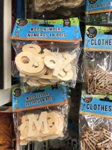 Top 10 dollar tree craft must haves- wood letters and numbers
