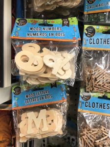 Top 10 dollar tree craft must haves- wood letters and numbers