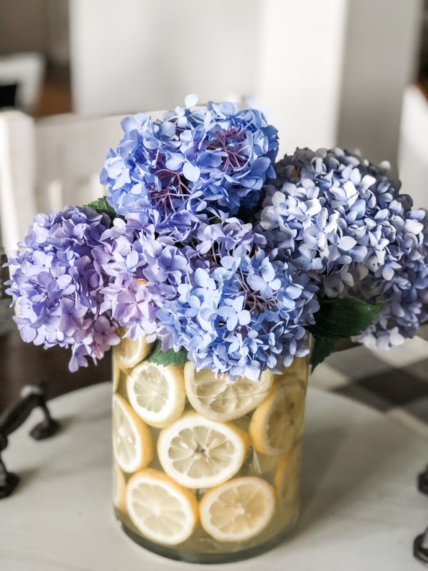 A Lemon Vase Floral centerpiece hack! Wilshire Collections