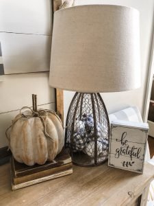 Fall decorating ideas using copper accents