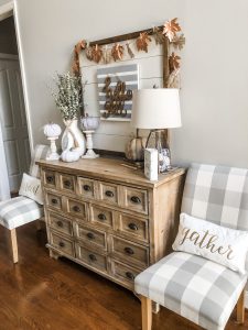 Fall decorating ideas using copper accents