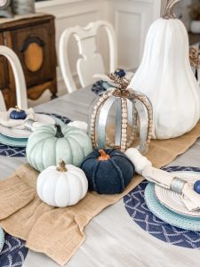 Fall dining room inspiration, thinking outside the box!