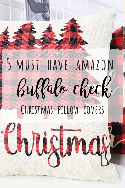 5 must have Christmas Amazon Pillow Covers!