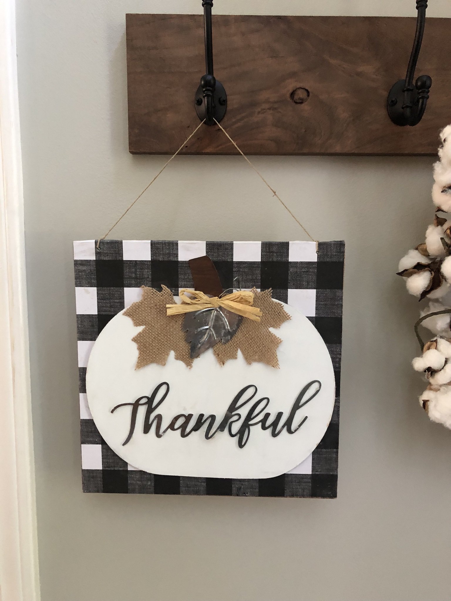 5 Fall craft ideas using buffalo check