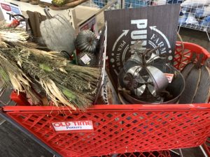 Fall porch decorating ideas with my Old Time Pottery finds!
