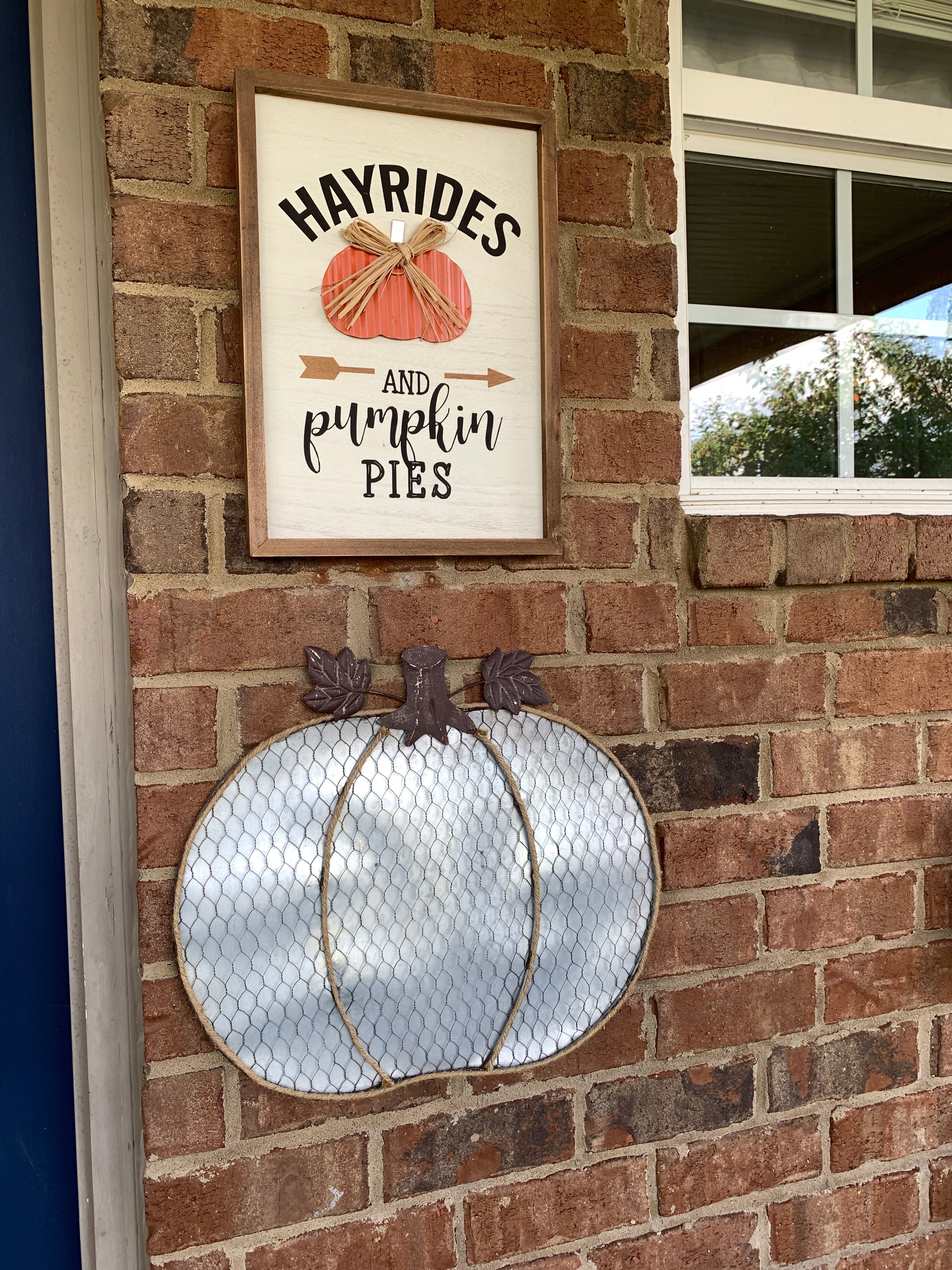 Fall porch decorating ideas with my Old Time Pottery finds! 