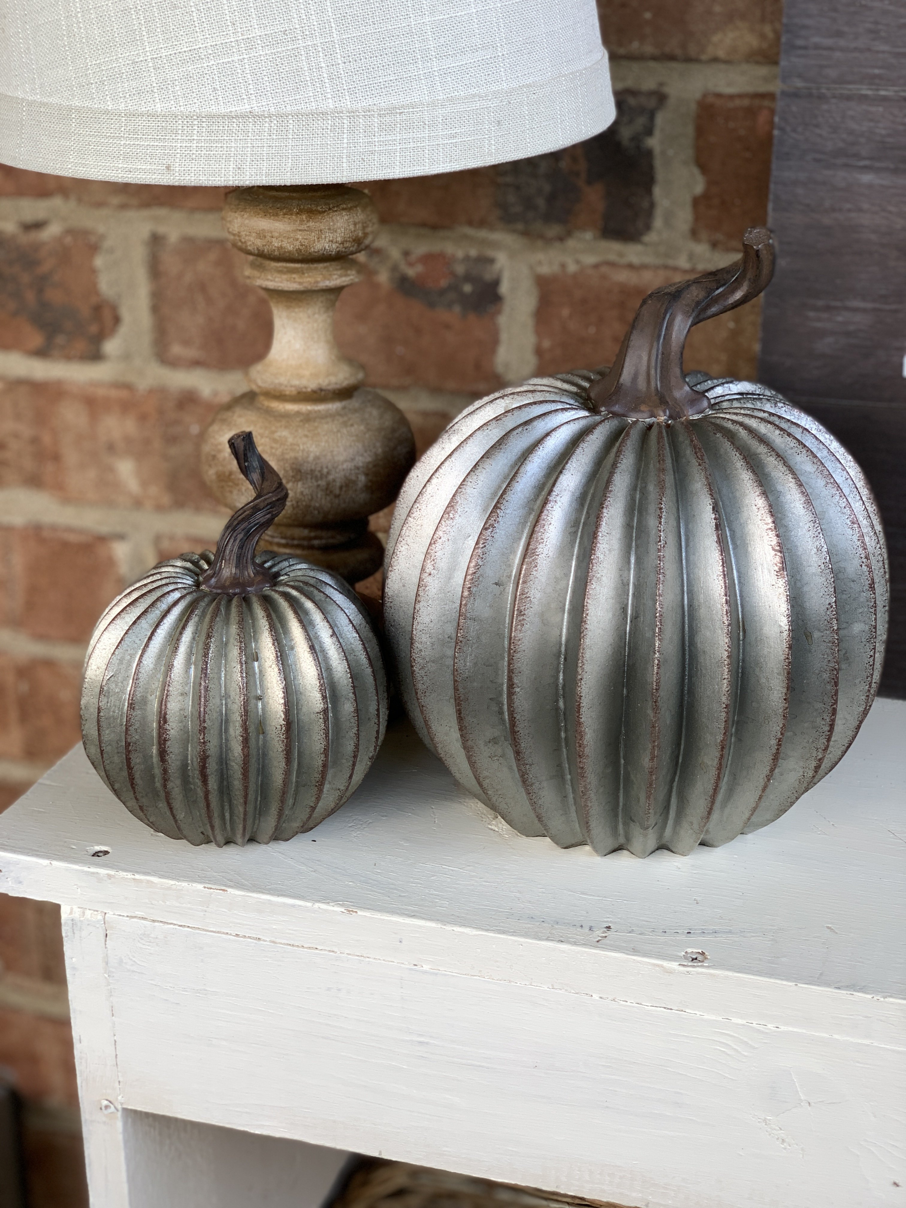 Fall porch decorating ideas with my Old Time Pottery finds! 