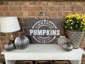 Fall porch decorating ideas with my Old Time Pottery finds!