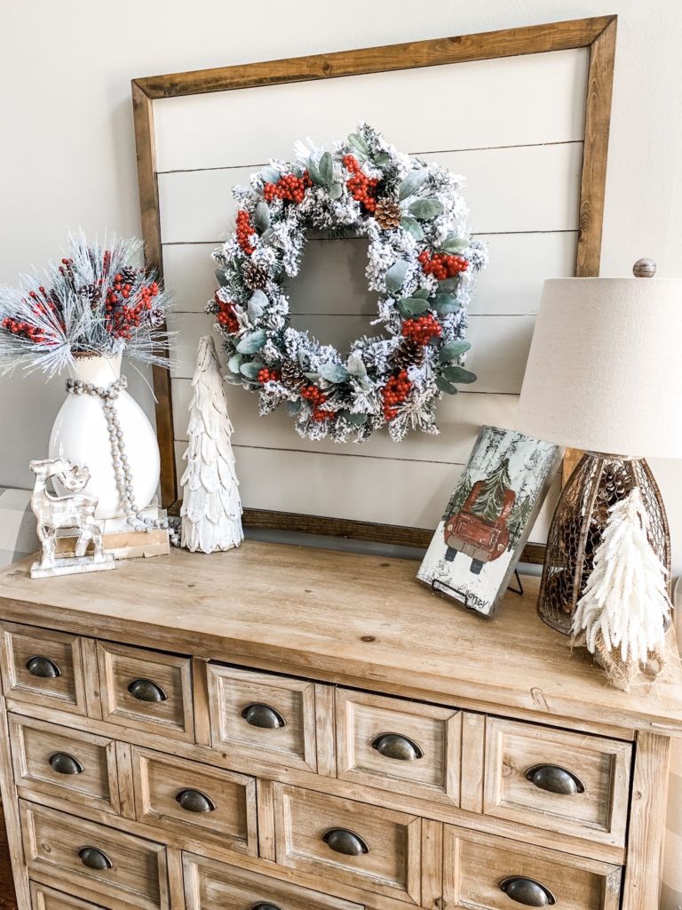 Christmas entry way - Wilshire Collections
