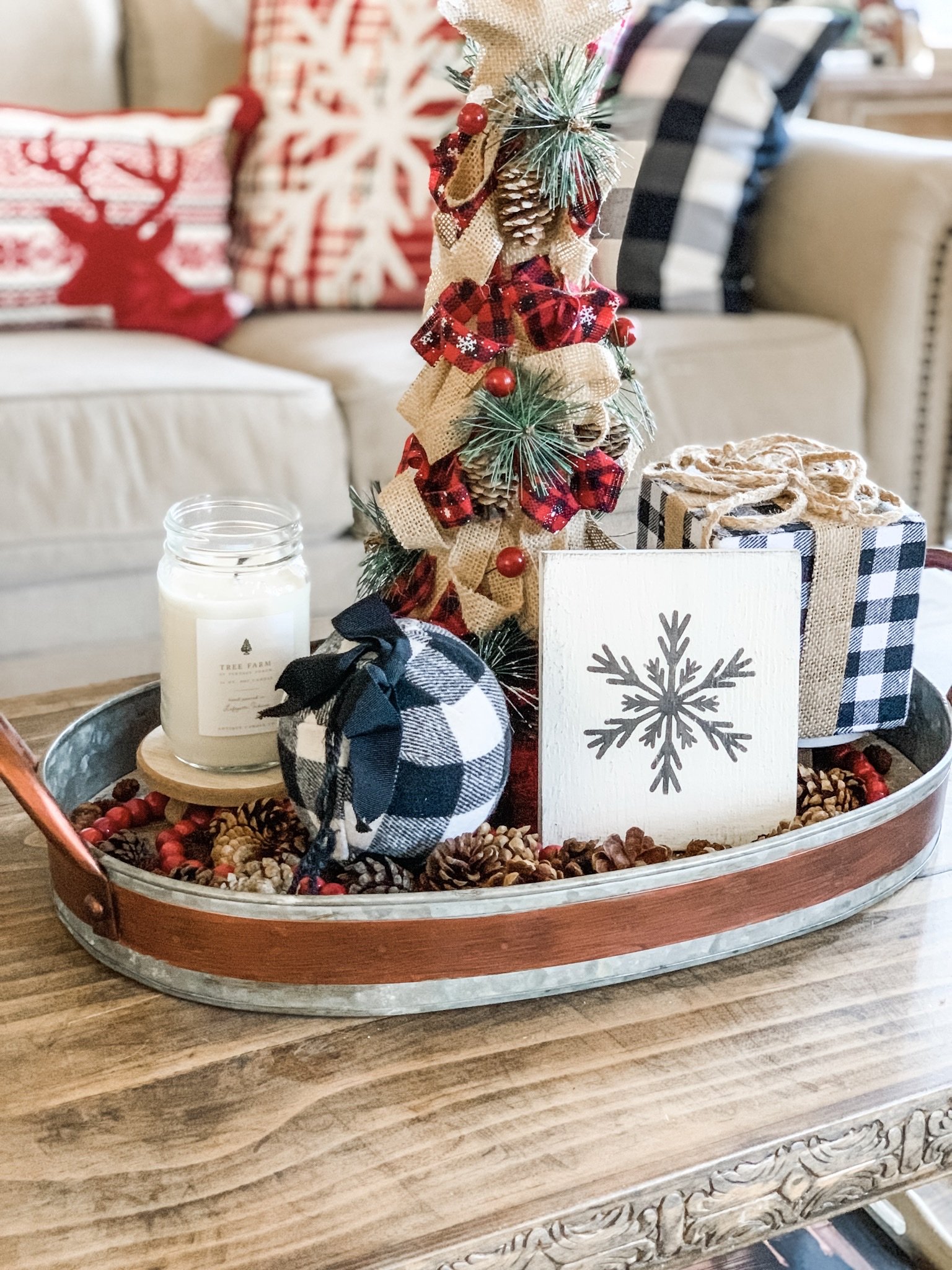 Christmas living room inspiration and ideas!